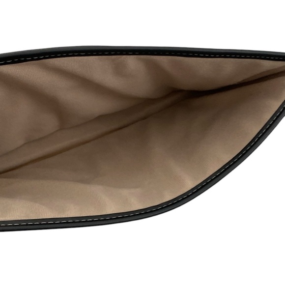 McKlein Glenview Black Red Leather Laptop Shoulder Bag - Picture 12 of 16